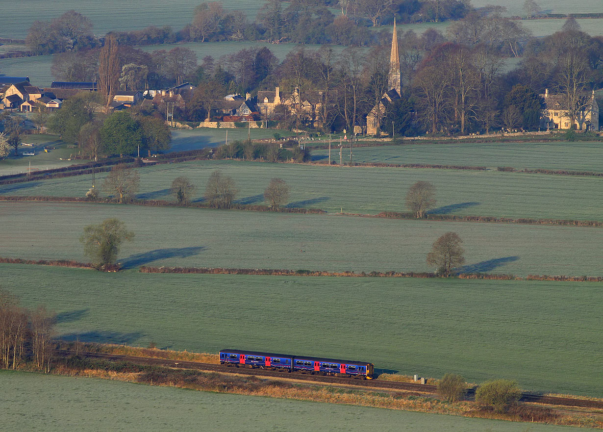 150249 Standish Junction (Viewed from Haresfield Beacon) 6 April 2012
