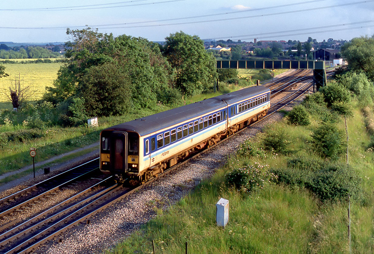 155328 Didcot North Junction 1 July 1991