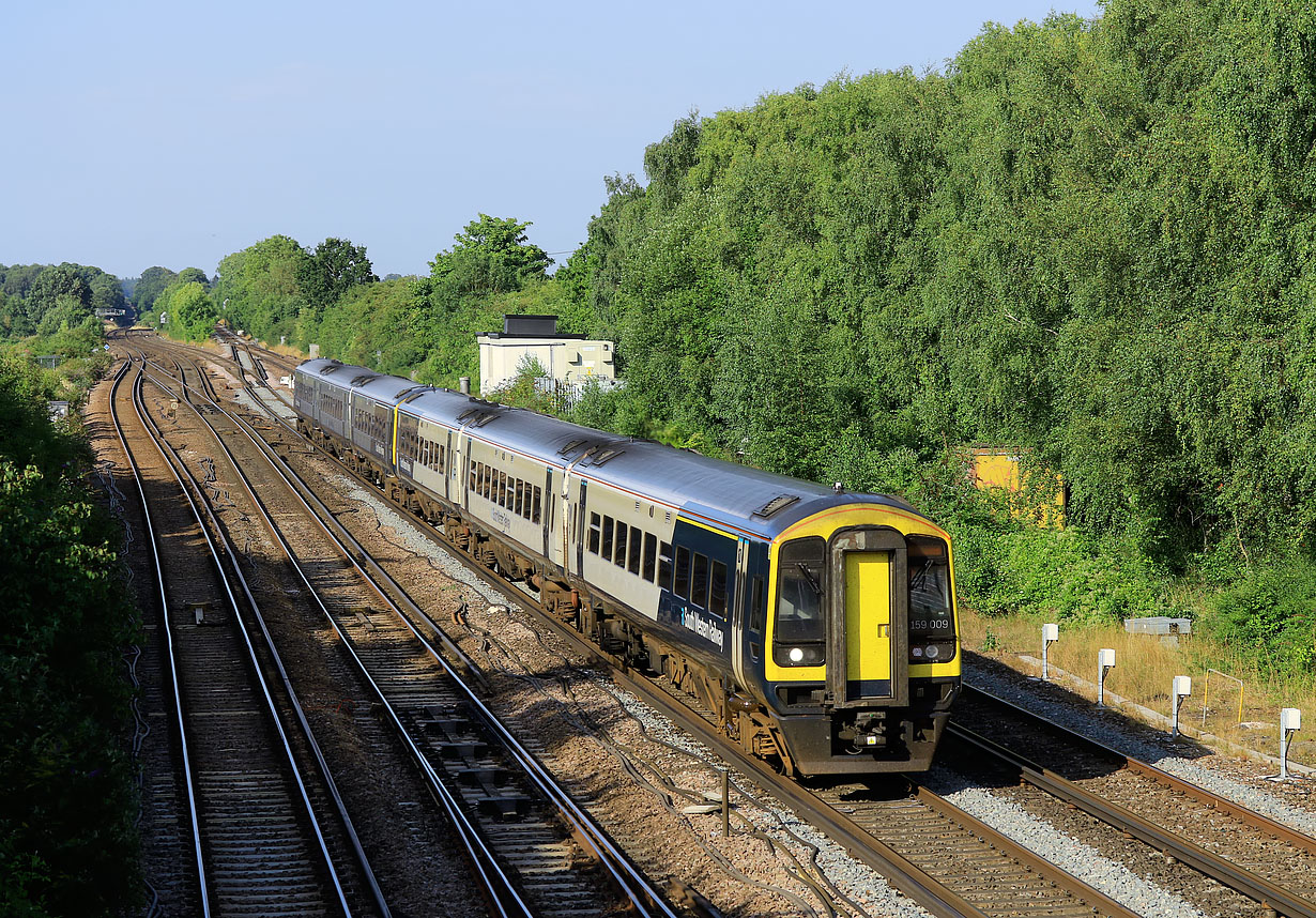 159009 & 159003 Worting Junction 12 August 2024