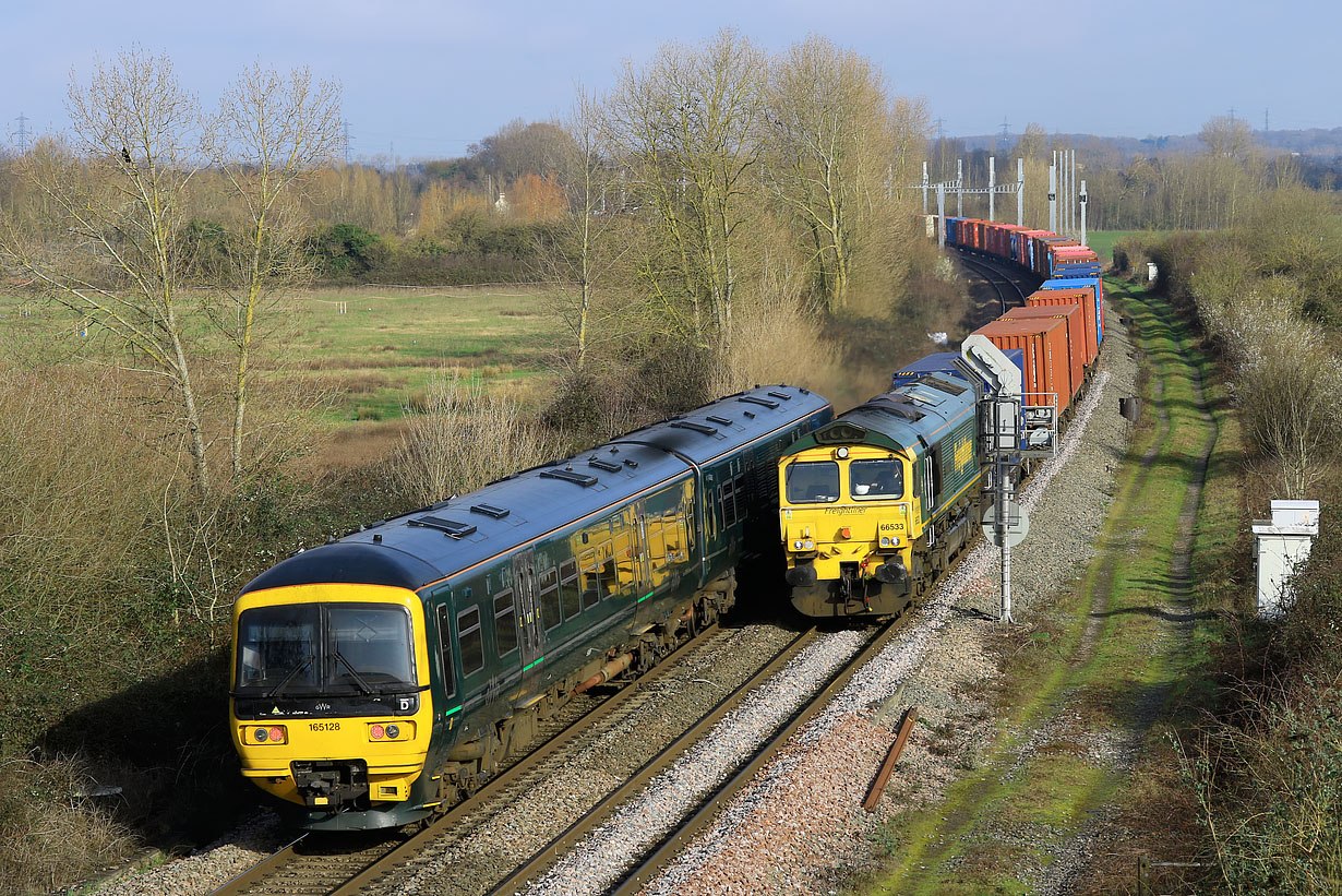 165128 & 66533 Didcot North Junction 25 February 2026