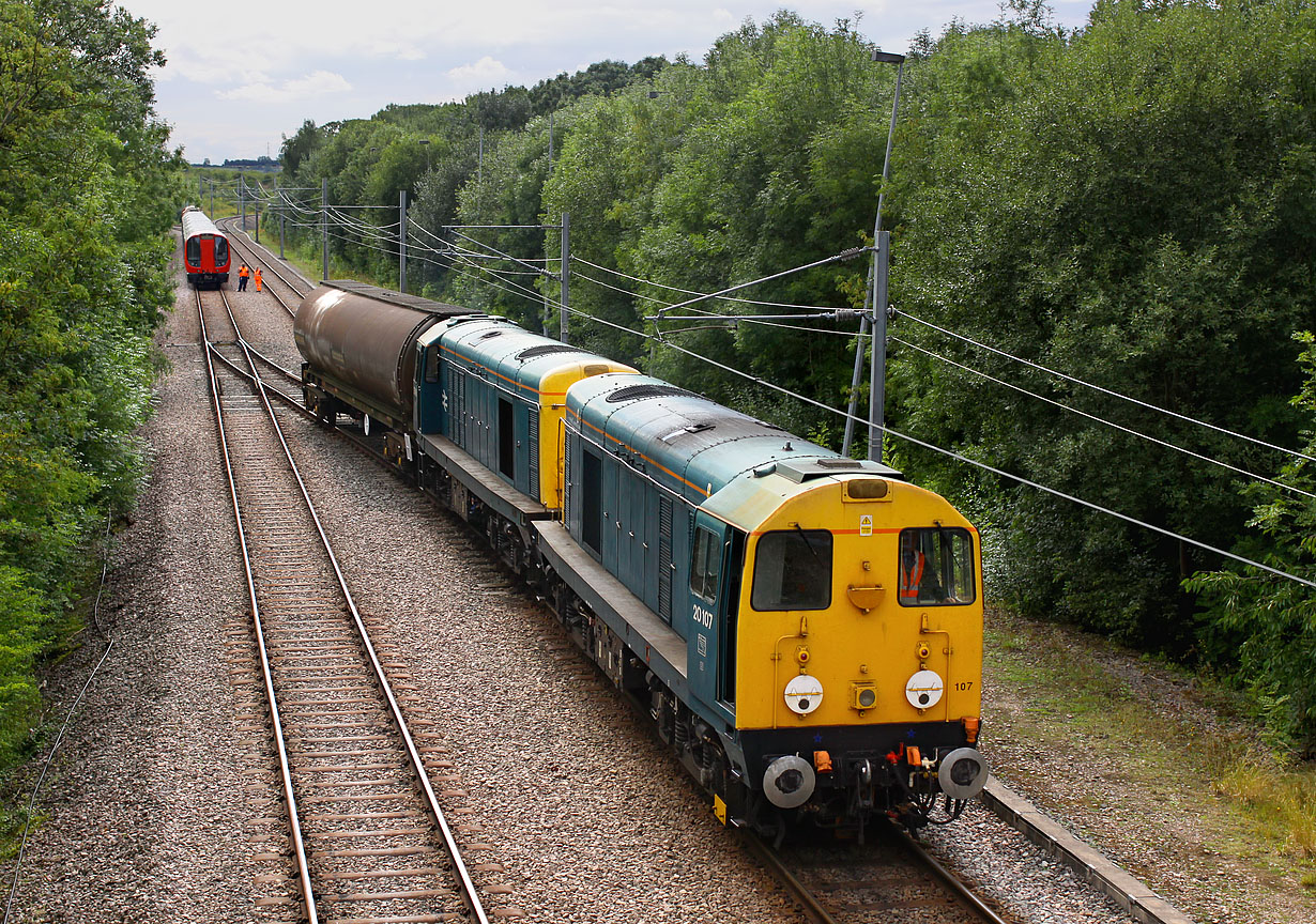 20107 & 20096 Old Dalby (Asfordby Depot) 28 August 2015