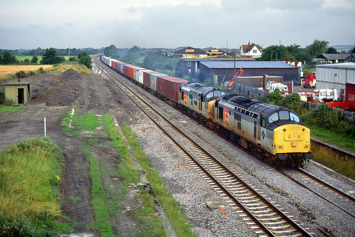 37053 & 37154 Challow 17 July 1992