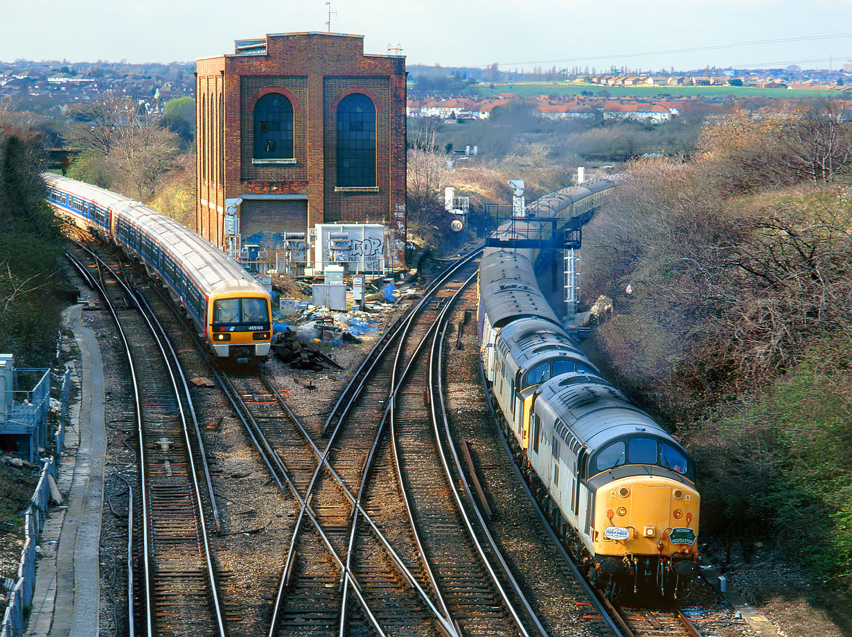 37602 & 37604 Dartford Junction 11 March 2000
