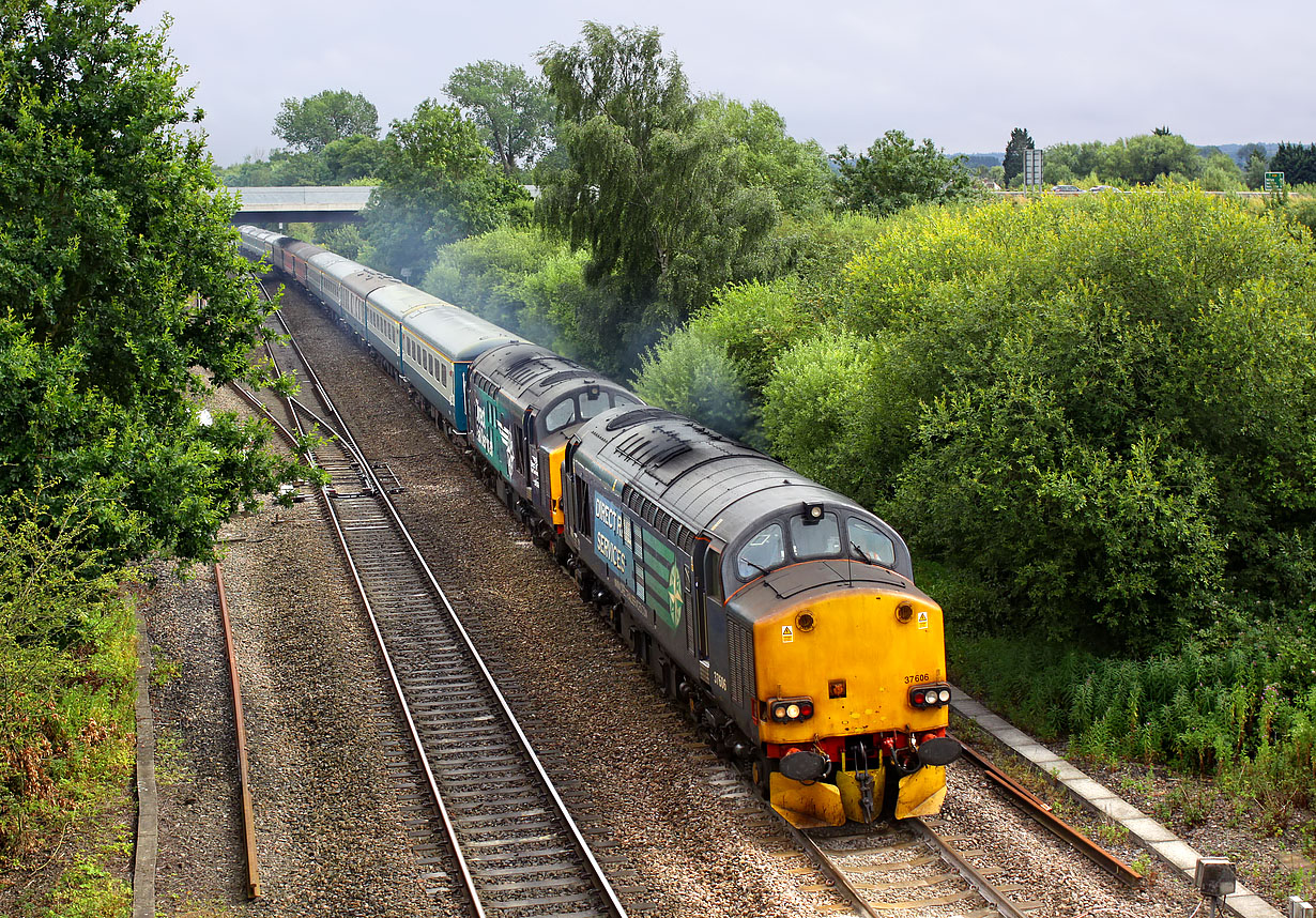 37606 & 37609 Wolvercote Junction 24 July 2016