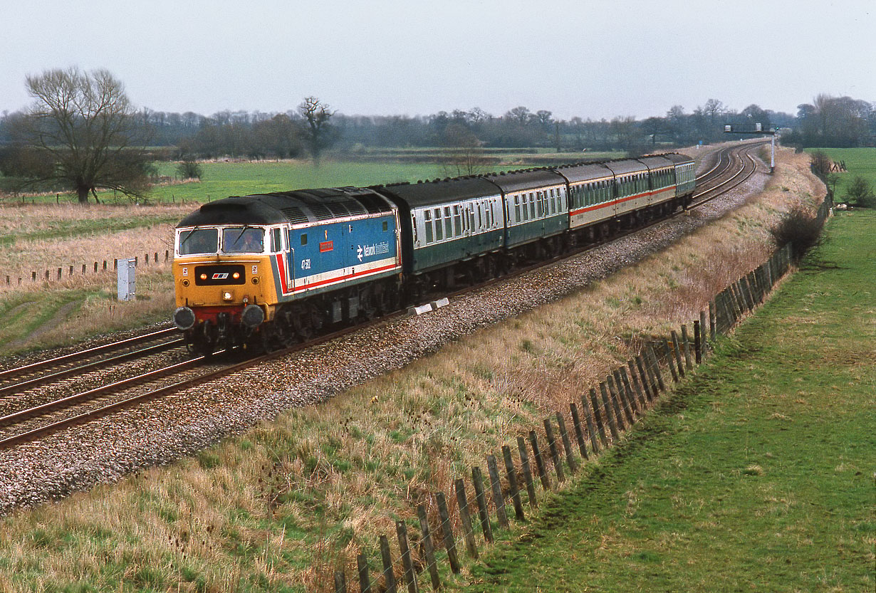 47582 Shrivenham (Ashbury Crossing) 18 March 1989