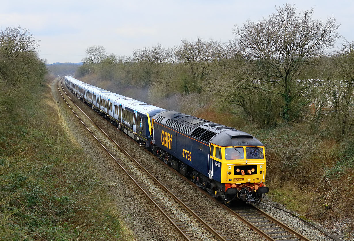 47739 & 701059 Minety (Black Dog Bridge) 12 February 2025