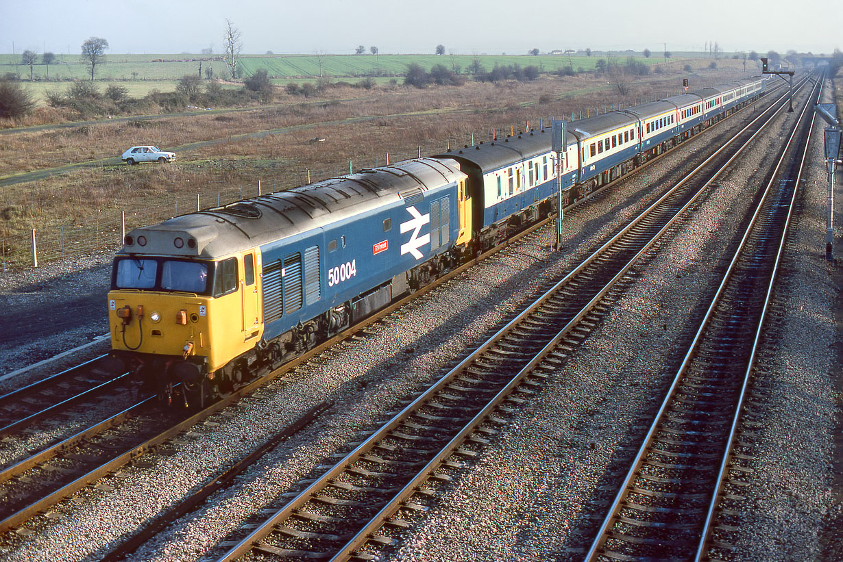 50004 South Moreton (Didcot East) 1 December 1983