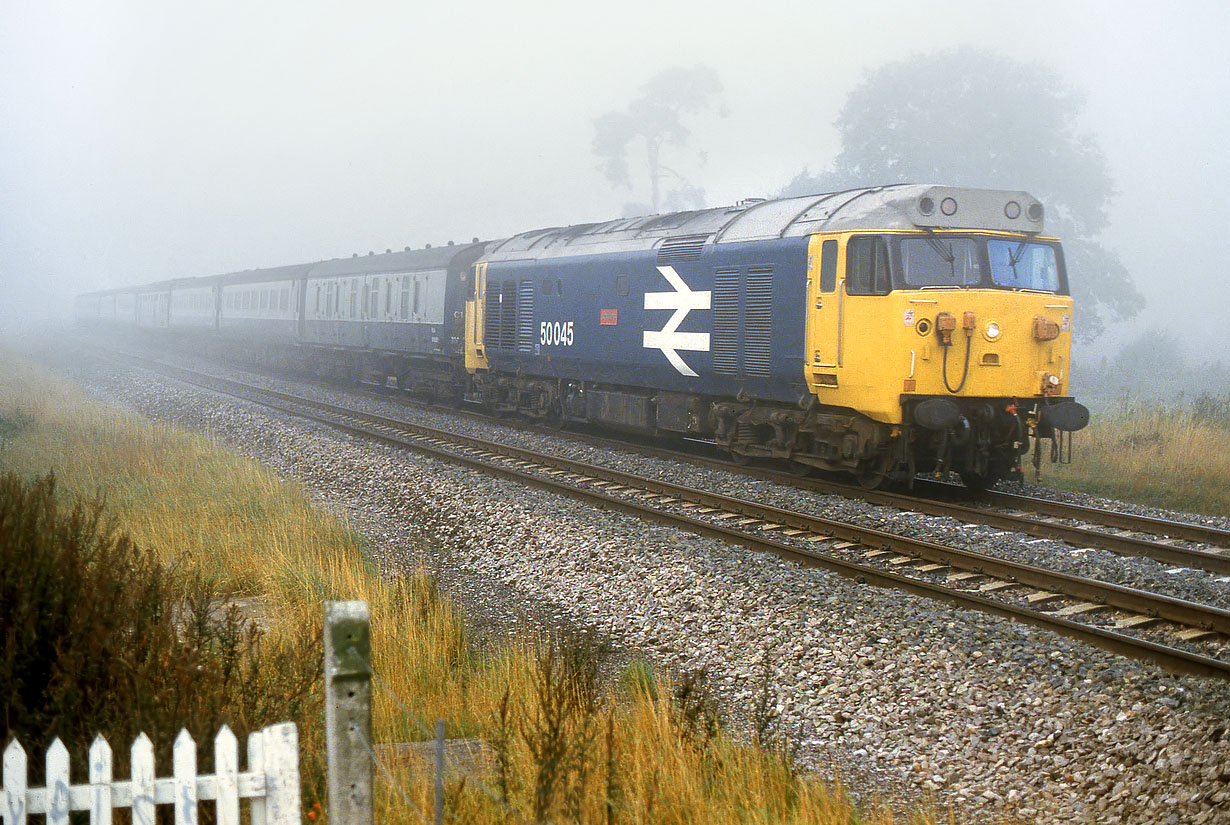 50045 Shrivenham (Ashbury Crossing) 28 September 1985