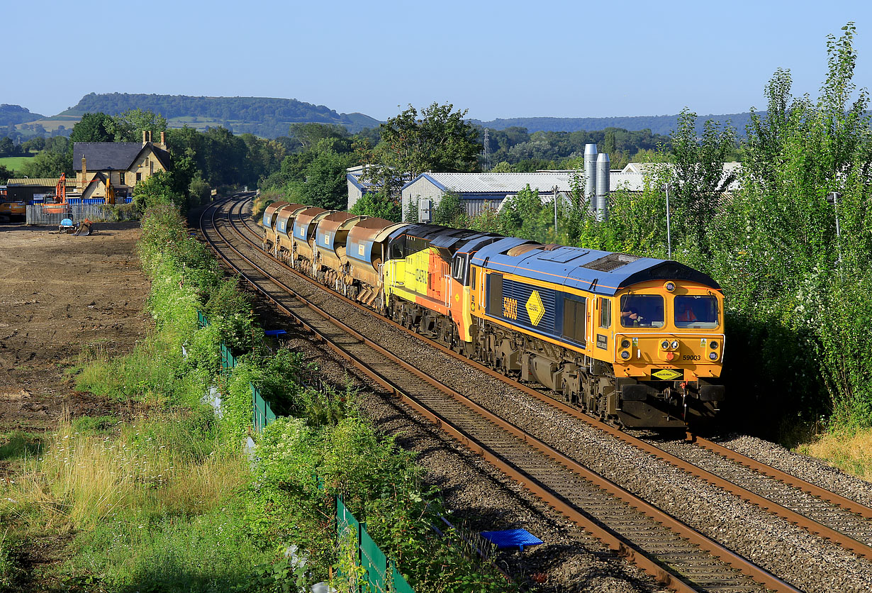 59003 & 70803 Stonehouse (Bristol Road) 29 July 2024