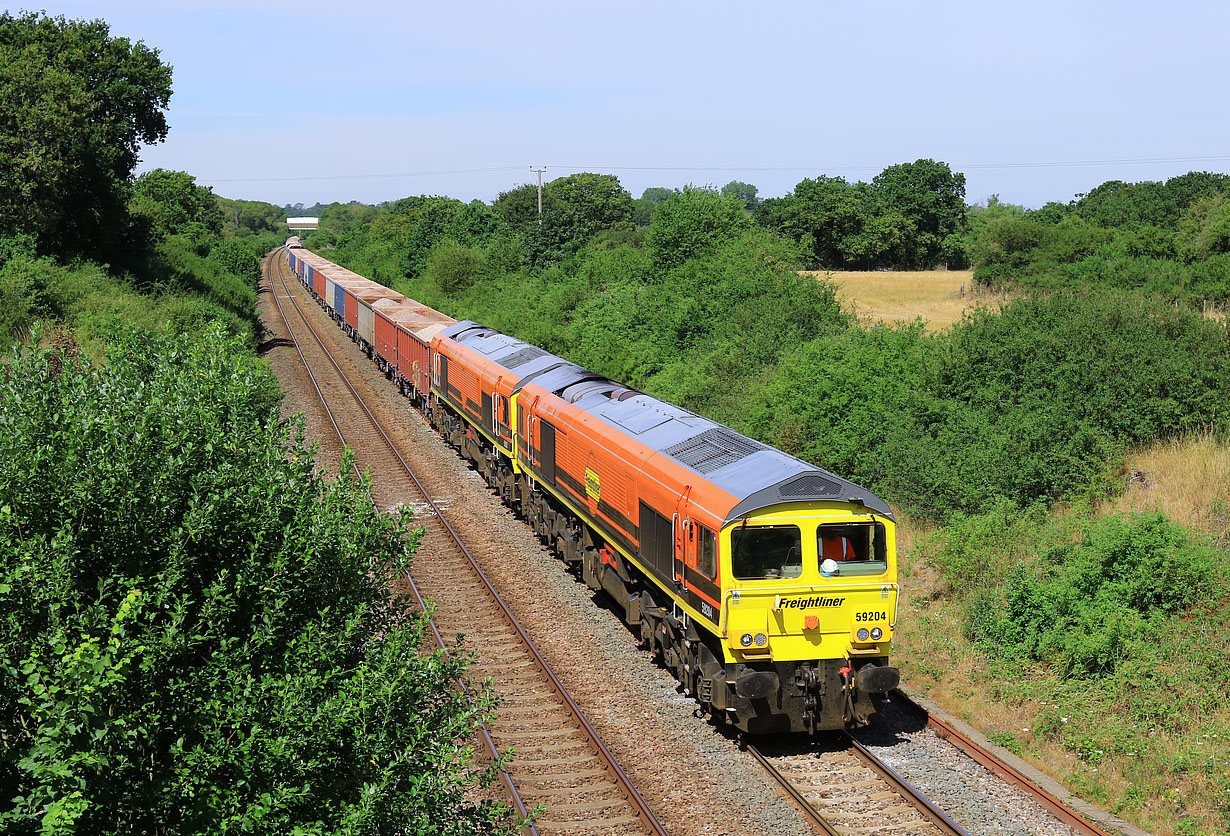 59204 & 59202 Newbury (Bonemill Lane) 7 July 2026
