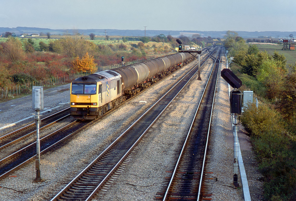 60025 South Moreton (Didcot East) 29 October 1992