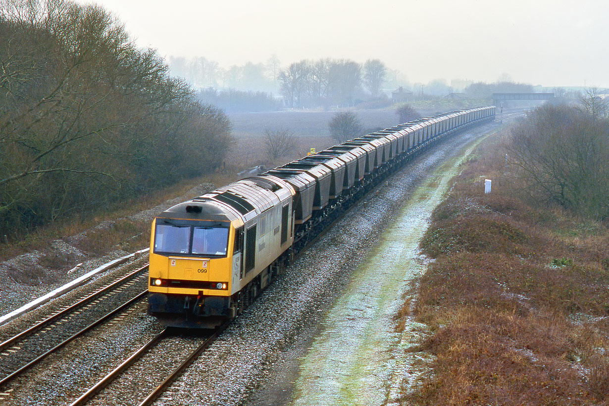 60099 Shrivenham (Ashbury Crossing) 28 December 1995