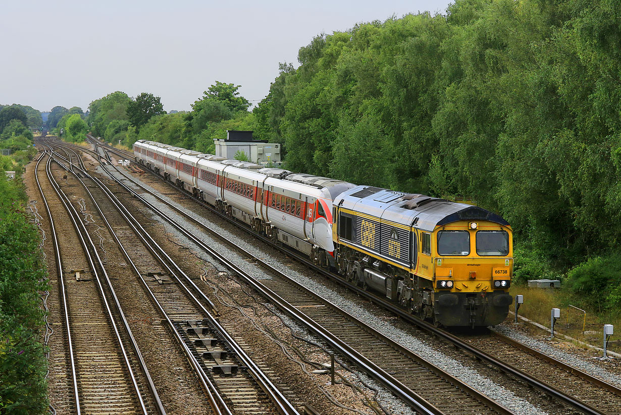 66738 & 801230 Worting Junction 12 August 2024