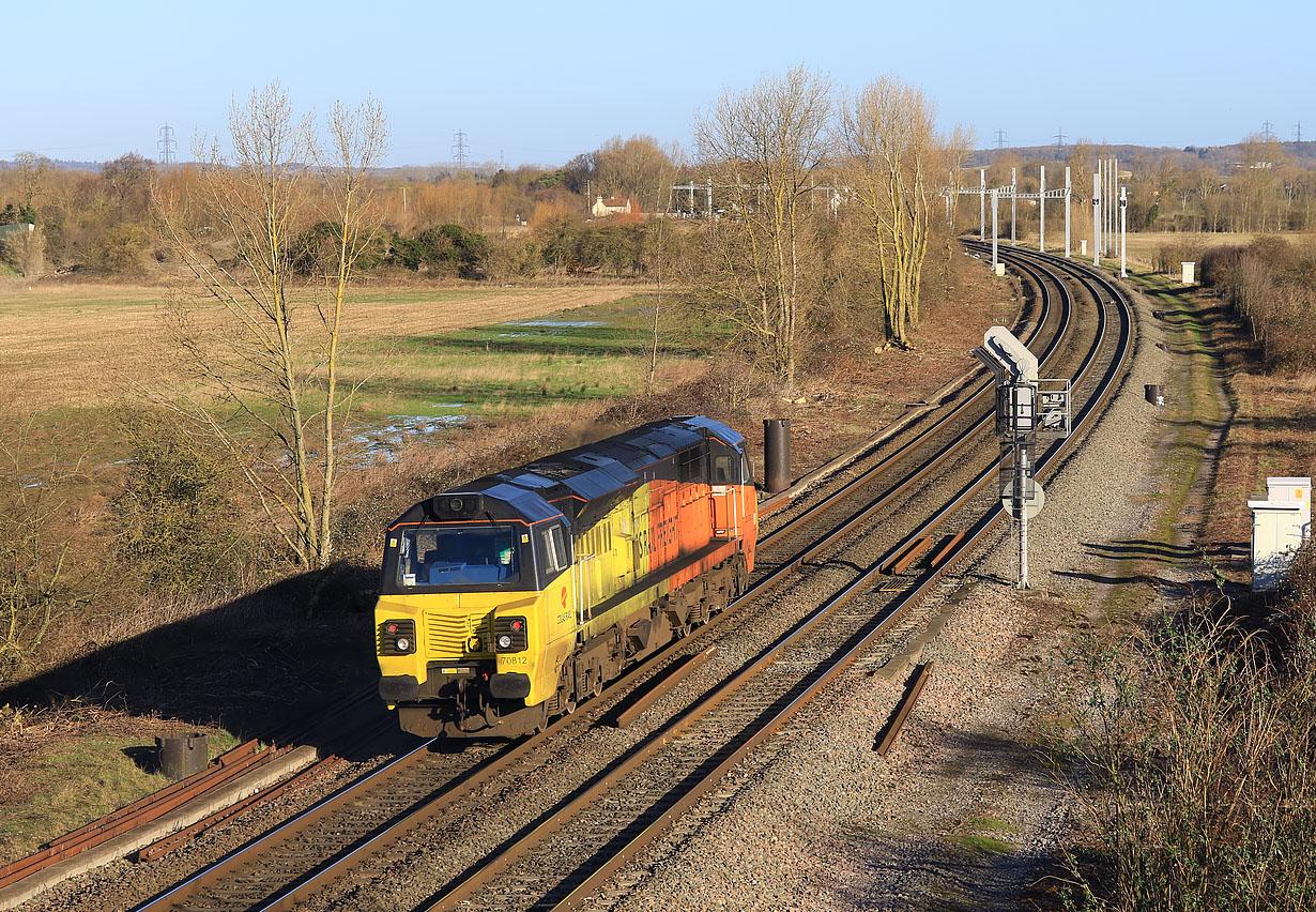 70812 Didcot North Junction 12 February 2020