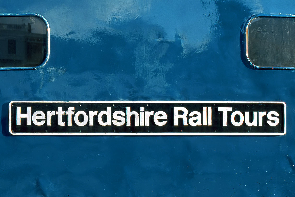 33116 Hertfordshire Rail Tours Nameplate 15 February 1997