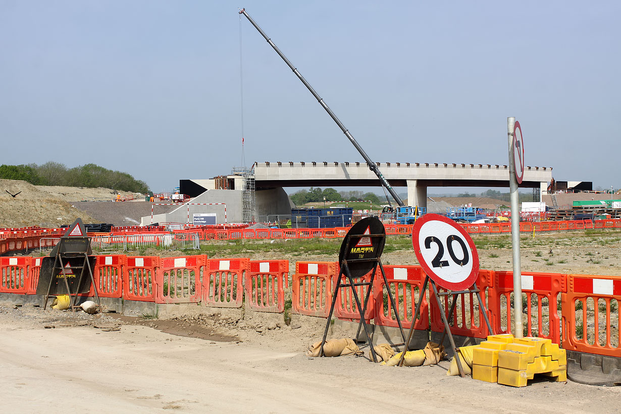 Perry Hill Overbridge HS2 11 May 2024