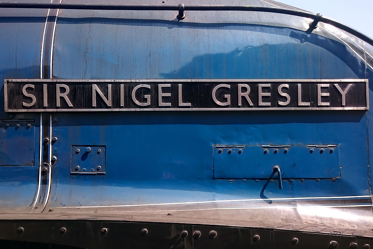 60007 Sir Nigel Gresley Nameplate 5 June 2015