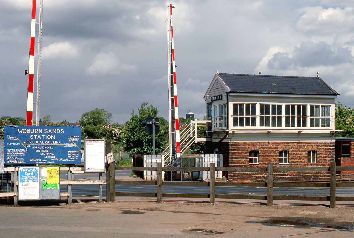 Woburn Sands Signal Box 29 May 1988