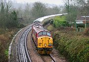 37051 & 37717 Salisbury Tunnel Junction 13 December 2003