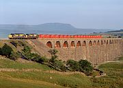 37087 & 37095 Ribblehead Viaduct 20 July 1996