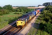 37116 & 37214 Wolvercote Junction 11 June 1992