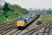 37696 & 37670 East Usk Junction 19 April 1997