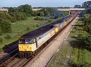 47359, 47301, 37073 & 47296 Wolvercote Junction 11 June 1992