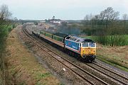 47573 Shrivenham (Ashbury Crossing) 18 March 1989