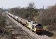 60015 Up Hatherley 14 March 2011