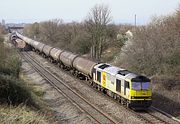 60068 Up Hatherley 16 March 2009