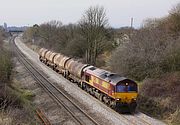 66136 Up Hatherley 14 March 2011