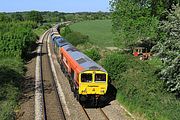 66501 & 66953 Wootton Rivers 16 May 2025