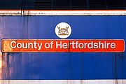 47583 County of Hertfordshire Nameplate 20 July 1989