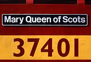 37401 Mary Queen of Scots Nameplate 20 July 2000