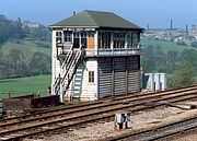 New Mills South Junction Signal Box 27 April 1984
