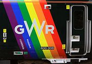 GWR Pride Stripes on 800008 3 July 2021