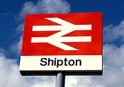 Shipton Station Sign 25 July 1993