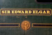 Sir Edward Elgar Nameplate 2 February 1991