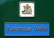 60118 Tunbridge Wells Nameplate 25 May 1997